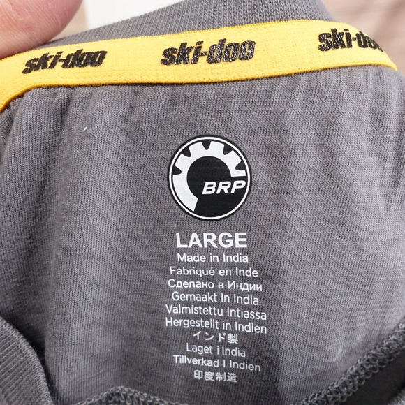 Ski-Doo Racing Ski Doo Snowmobiles Logo Winter Sports T-Shirt Size L Grey New! - Picture 7 of 8